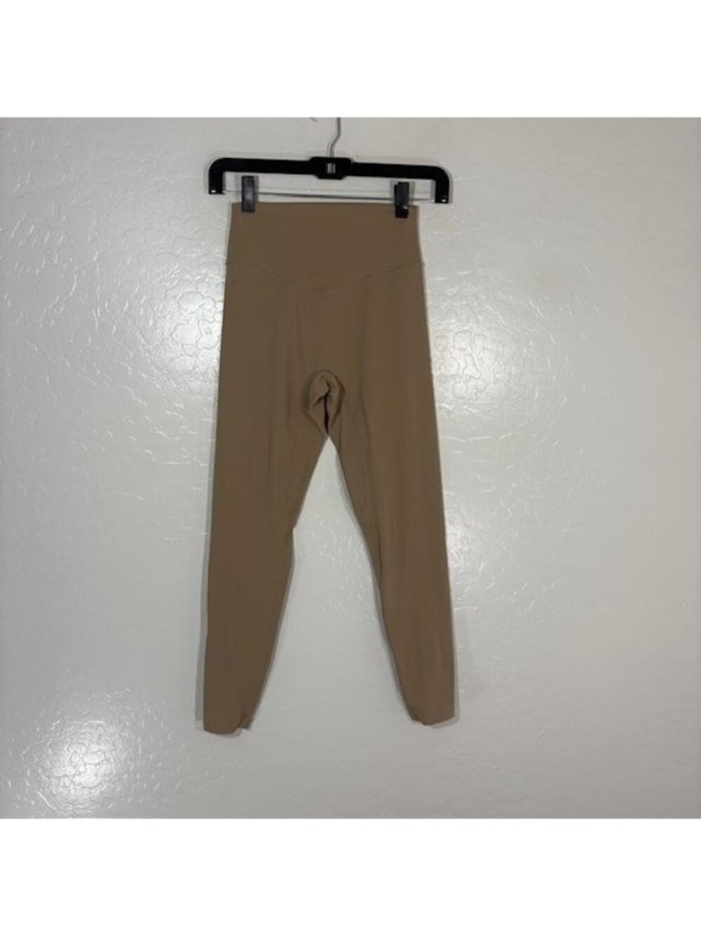 Vitality Leggings Womens S Beige High Rise Ankle Yoga Pants Athletic Gym Workout